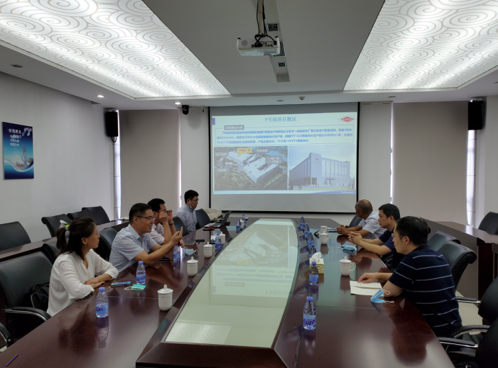 深纺织独立董事一行赴盛波公司调研7号线项目 深纺织独立董事一行赴盛波公司调研7号线项目