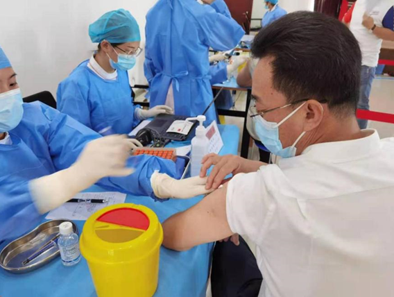 盛波公司全力开展员工新冠疫苗接种 盛波公司全力开展员工新冠疫苗接种